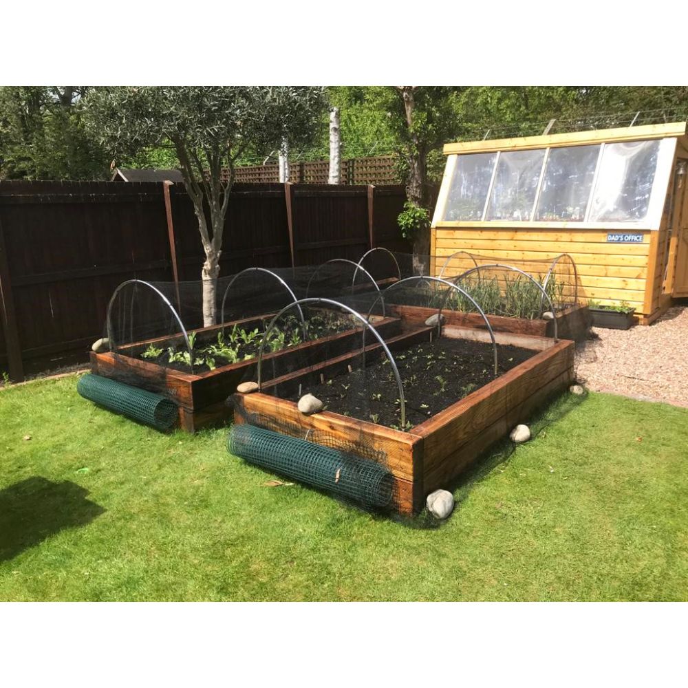 Round Aluminium Hoops for Garden Tunnel Cloches