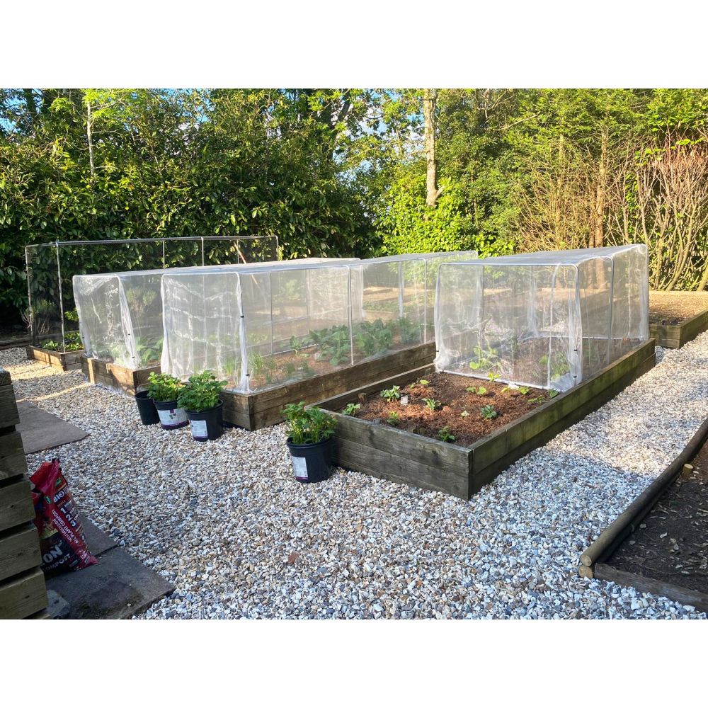 Square Aluminium Hoops for Garden Tunnel Cloches
