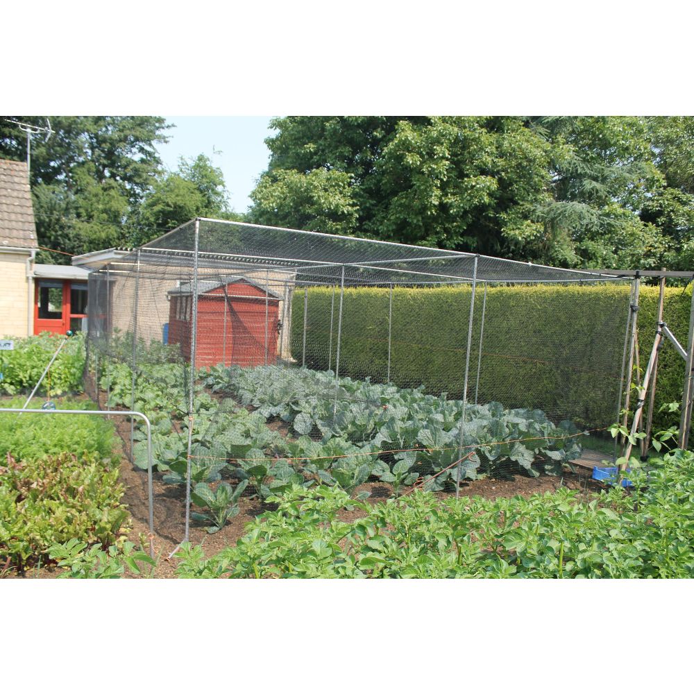 Walk In Aluminium Fruit & Veg Cages with Bird Netting